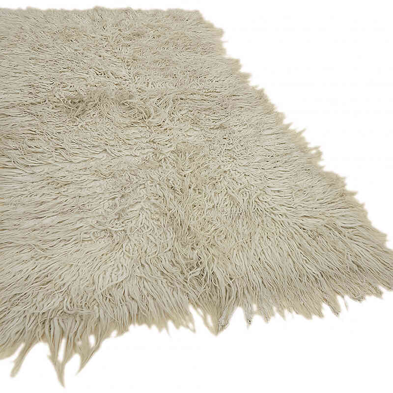 Vintage Anatolian Tulu Rug - 4' 4" x 8'  (52" x 96") - K0079068