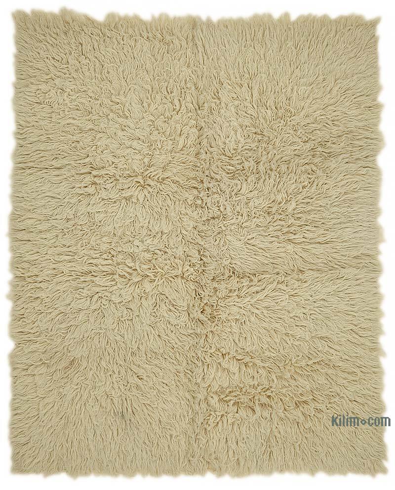 Vintage Anatolian Tulu Rug - 5' 1" x 6'  (61" x 72") - K0079070