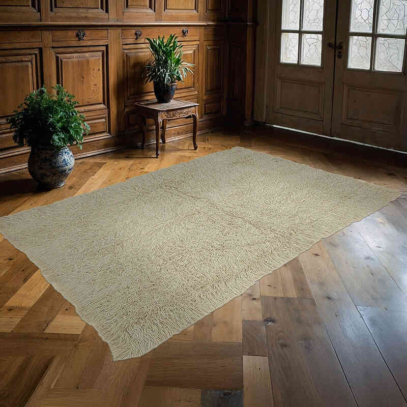 Alfombra Vintage de Anatolia Tulu - 153 cm x 235 cm - K0079071