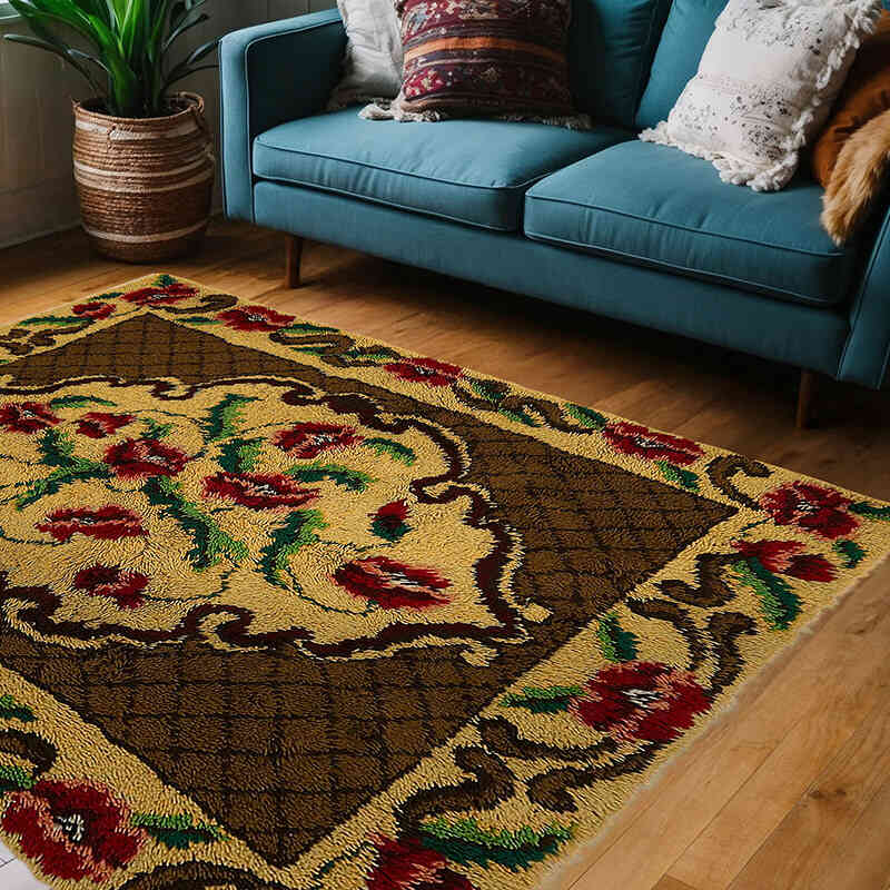 Vintage Anadolu Tülü - 156 cm x 205 cm - K0079074