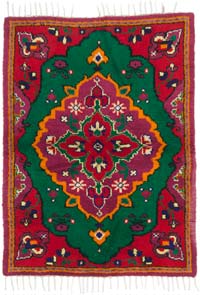 Vintage Anatolian Tulu Rug - 5' 4" x 7' 3" (64" x 87")
