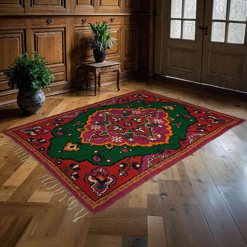 Alfombra Vintage de Anatolia Tulu - 162 cm x 220 cm - K0079076