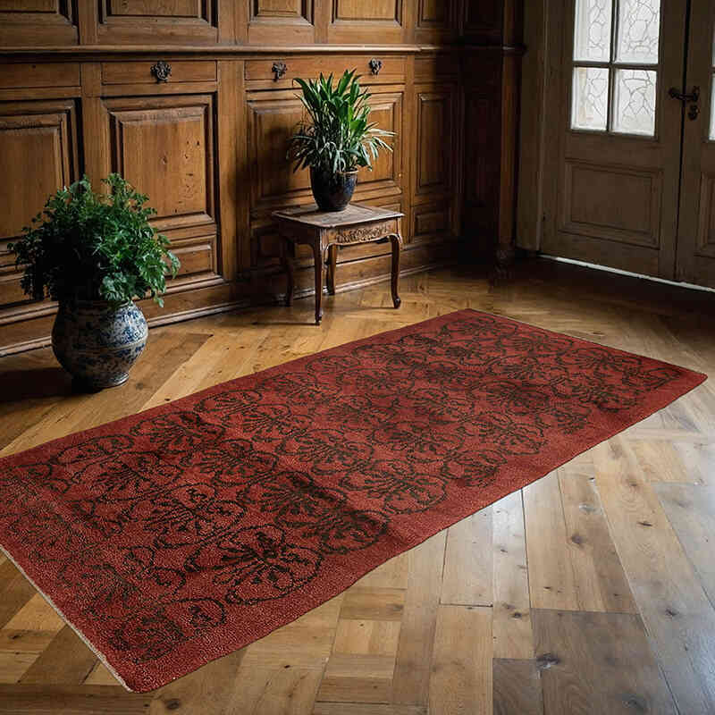 Vintage Anatolian Tulu Rug - 3' 5" x 7' 4" (41" x 88") - K0079083