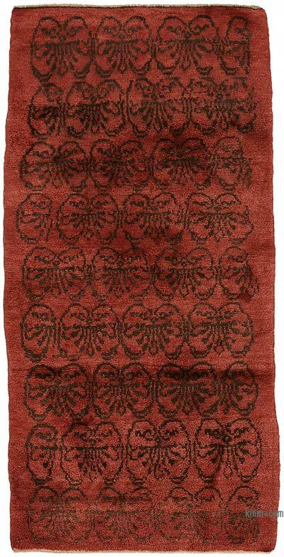 Vintage Anatolian Tulu Rug - 3' 5" x 7' 4" (41" x 88")