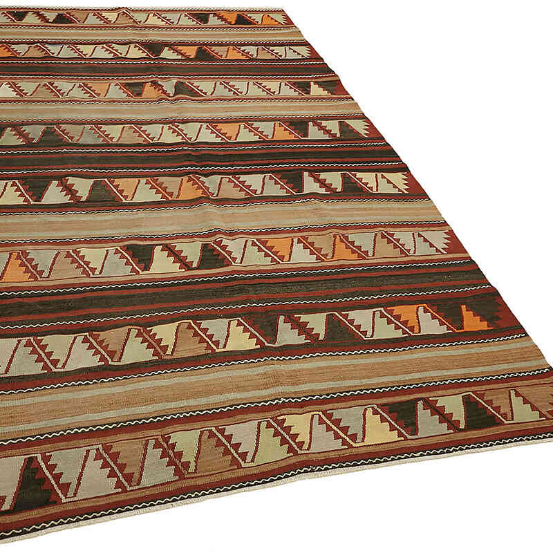 Vintage Anatolian Kilim Rug - 4' 10" x 7' 8" (58" x 92") - K0079091