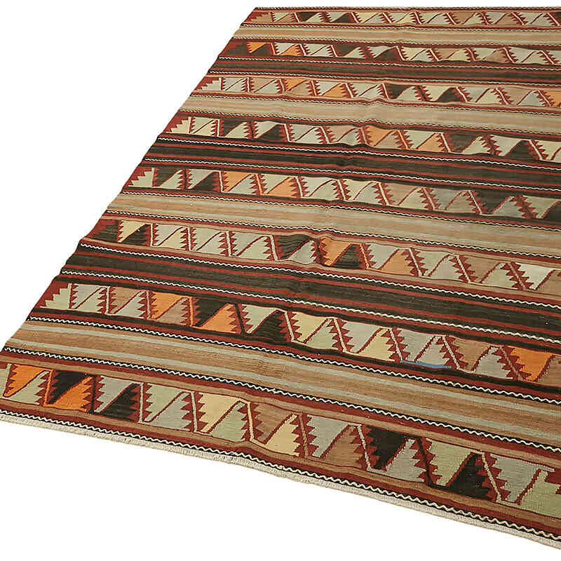 Vintage Anatolian Kilim Rug - 4' 10" x 7' 8" (58" x 92") - K0079091