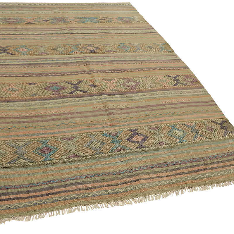 Alfombra Vintage Anatolian Kilim - 170 cm x 222 cm - K0079093