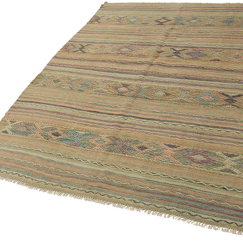 Alfombra Vintage Anatolian Kilim - 170 cm x 222 cm - K0079093