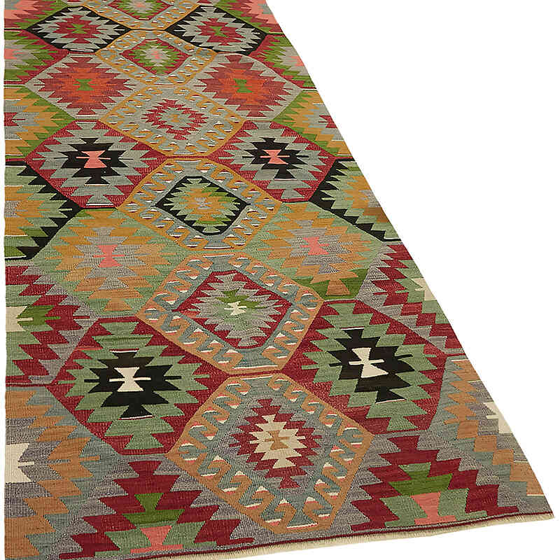 Alfombra Vintage Anatolian Kilim - 107 cm x 264 cm - K0079098