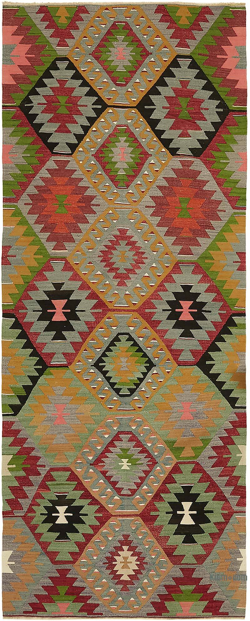 Alfombra Vintage Anatolian Kilim - 107 cm x 264 cm - K0079098