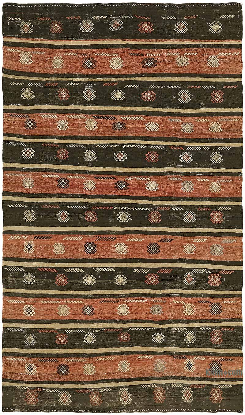 Vintage Anatolian Kilim Rug - 6' 2" x 10' 4" (74" x 124") - K0079102