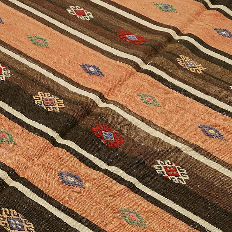 Vintage Anatolian Kilim Rug - 6' 1" x 10' 6" (73" x 126") - K0079103