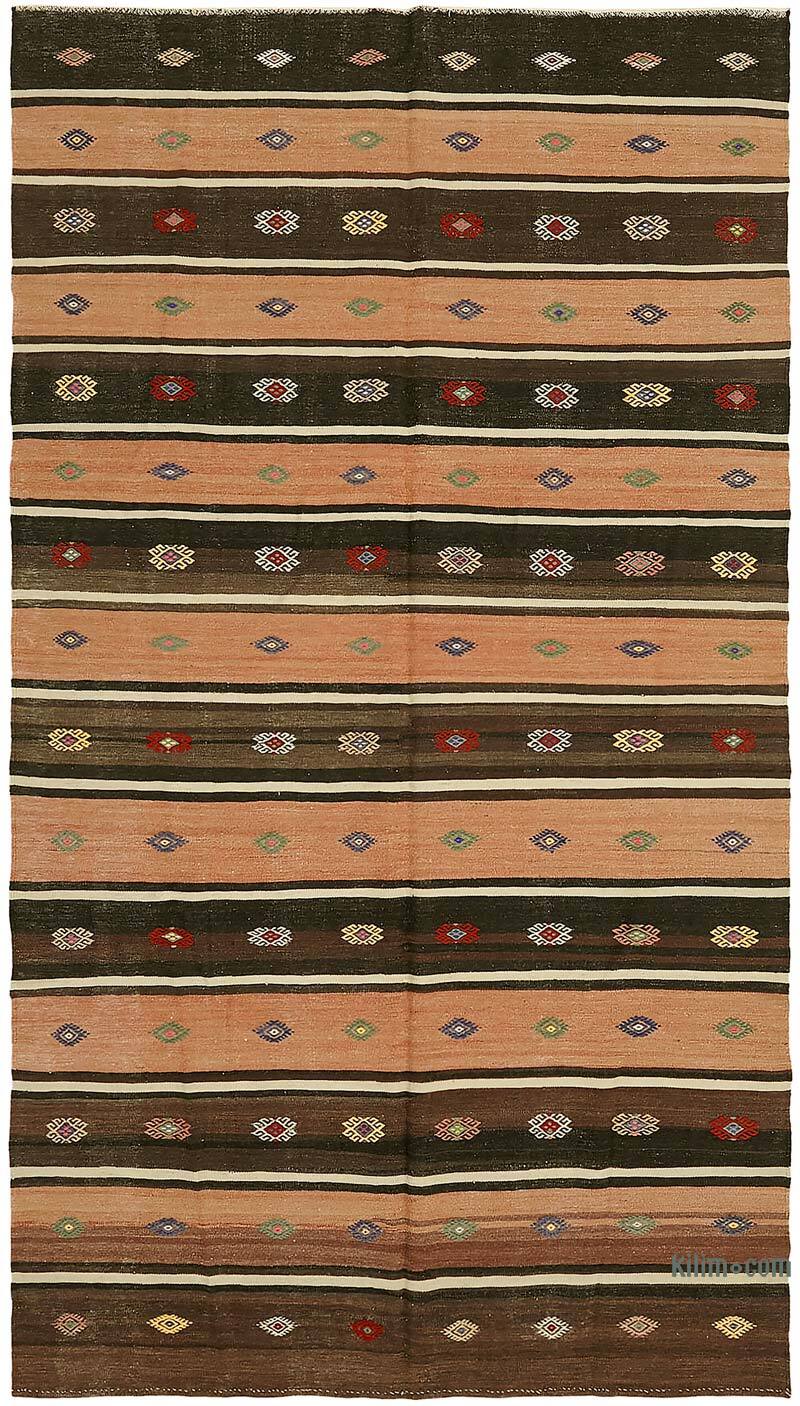 Vintage Anatolian Kilim Rug - 6' 1" x 10' 6" (73" x 126") - K0079103