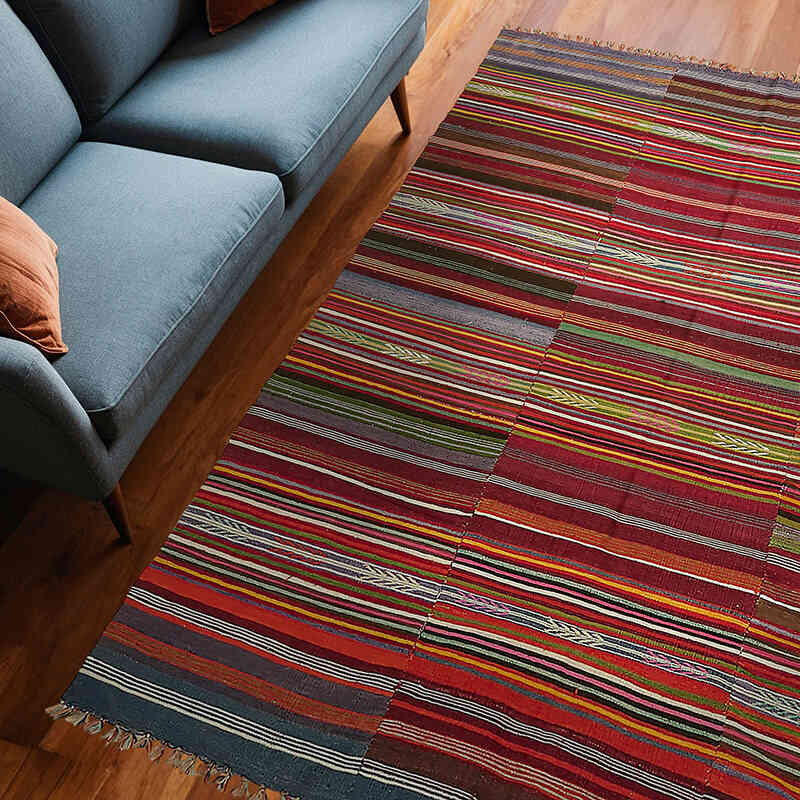 Alfombra Vintage Manisa Kilim - 197 cm x 263 cm - K0079107