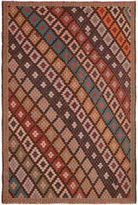 Vintage Anatolian Jijim Rug - 6' 4" x 9' 2" (76" x 110")