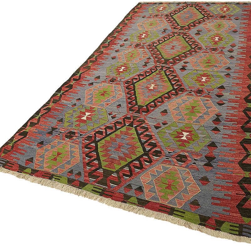 Alfombra Vintage Anatolian Kilim - 168 cm x 298 cm - K0079116