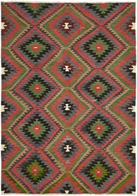 Vintage Anatolian Kilim Rug - 6' 8" x 9' 4" (80" x 112")