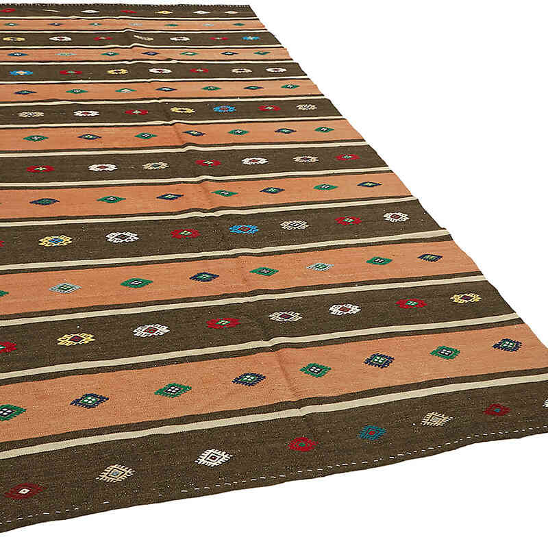 Vintage Anatolian Kilim Rug - 5' 8" x 10' 4" (68" x 124") - K0079124