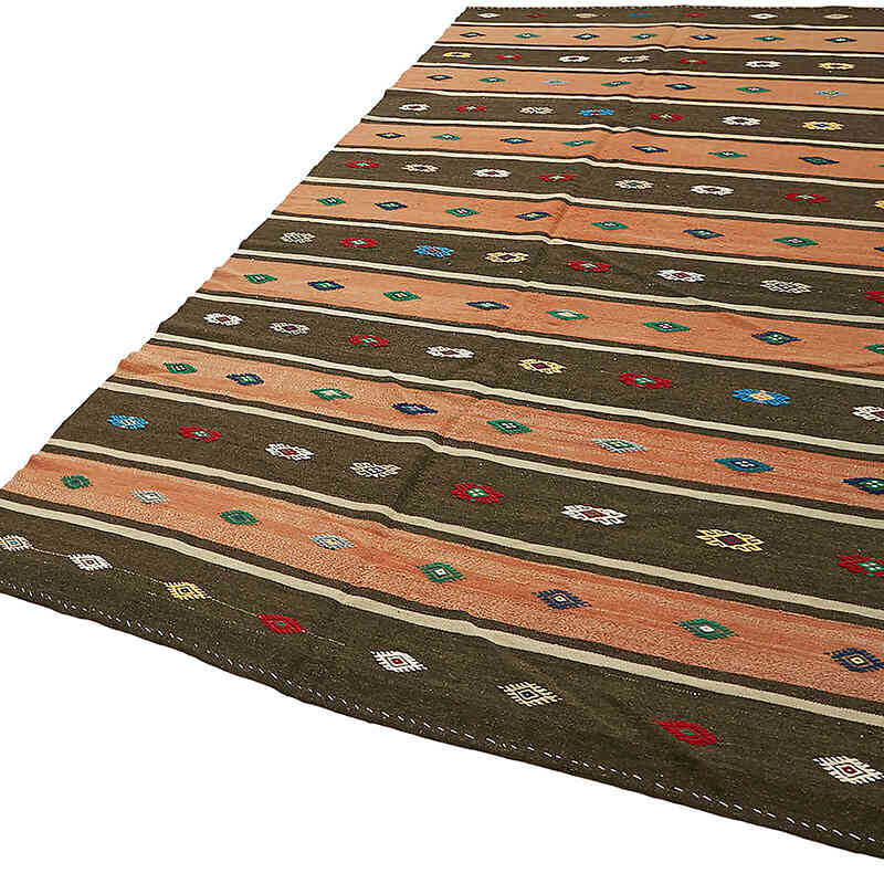 Vintage Anatolian Kilim Rug - 5' 8" x 10' 4" (68" x 124") - K0079124