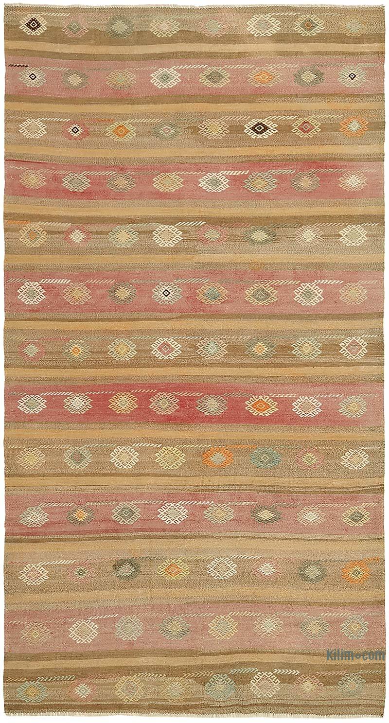 Alfombra Vintage Anatolian Kilim - 180 cm x 326 cm - K0079126