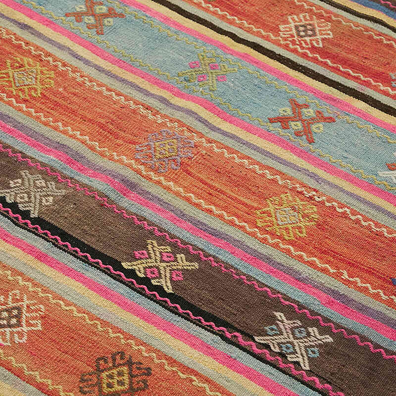 Vintage Anatolian Kilim Rug - 6' 2" x 8' 6" (74" x 102") - K0079127