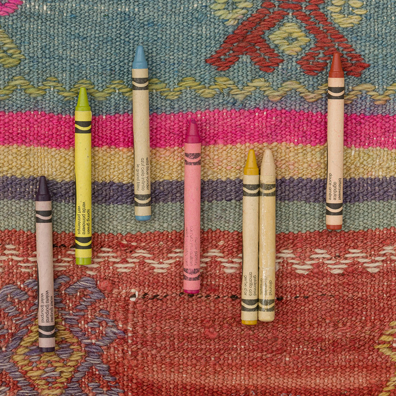 Alfombra Vintage Anatolian Kilim - 187 cm x 260 cm - K0079127