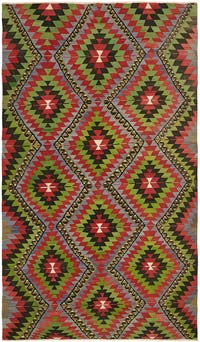 Vintage Anatolian Kilim Rug - 6' 8" x 11' 3" (80" x 135")