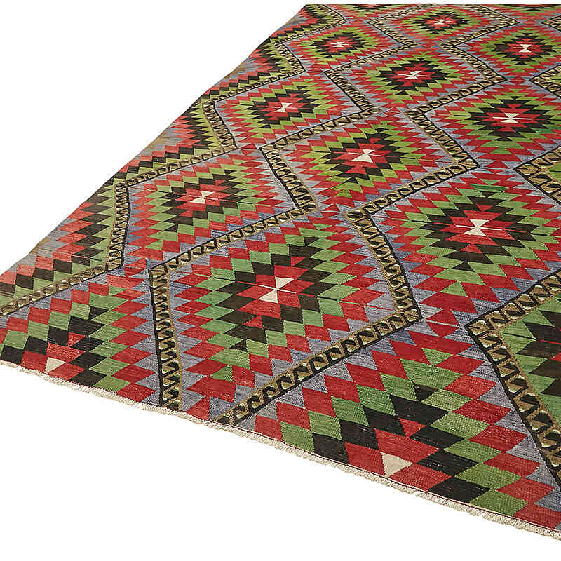 Vintage Anadolu Kilim - 204 cm x 342 cm - K0079128