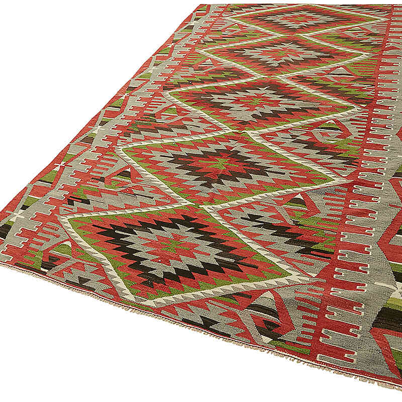 Alfombra Vintage Anatolian Kilim - 178 cm x 286 cm - K0079133