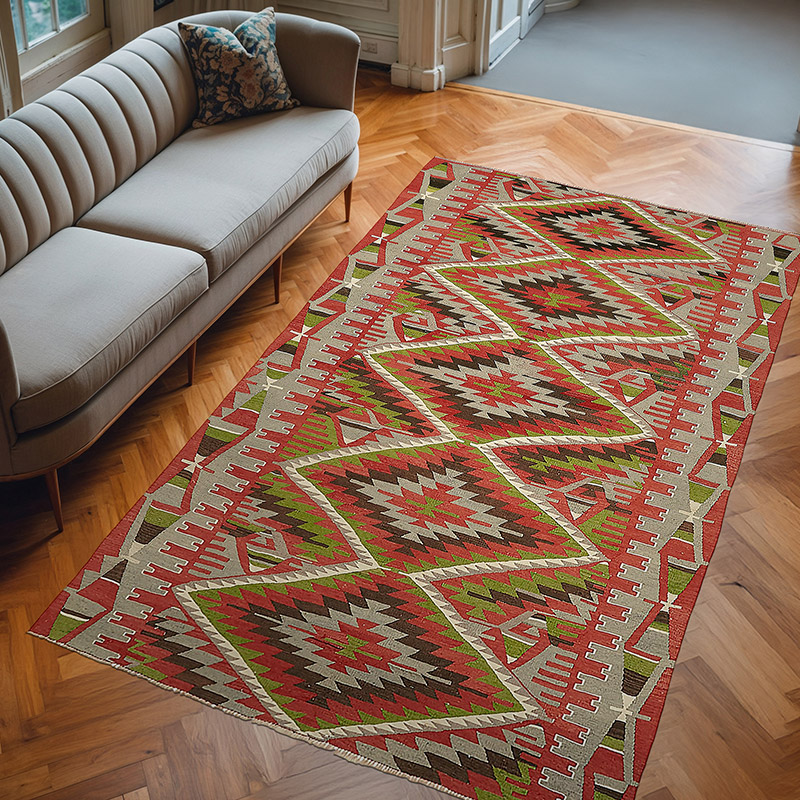 Alfombra Vintage Anatolian Kilim - 178 cm x 286 cm - K0079133