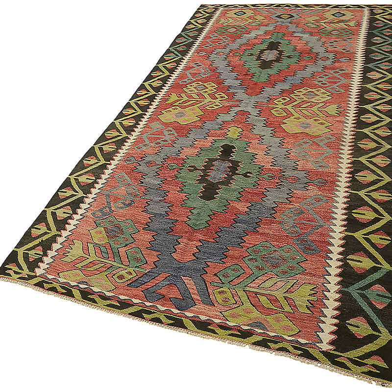 Vintage Anatolian Kilim Rug - 4' 8" x 9' 10" (56" x 118") - K0079135