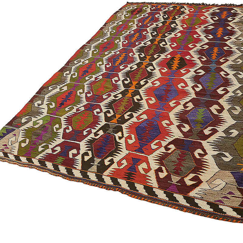 Vintage Mut Kilim Rug - 5' 10" x 10' 4" (70" x 124") - K0079138