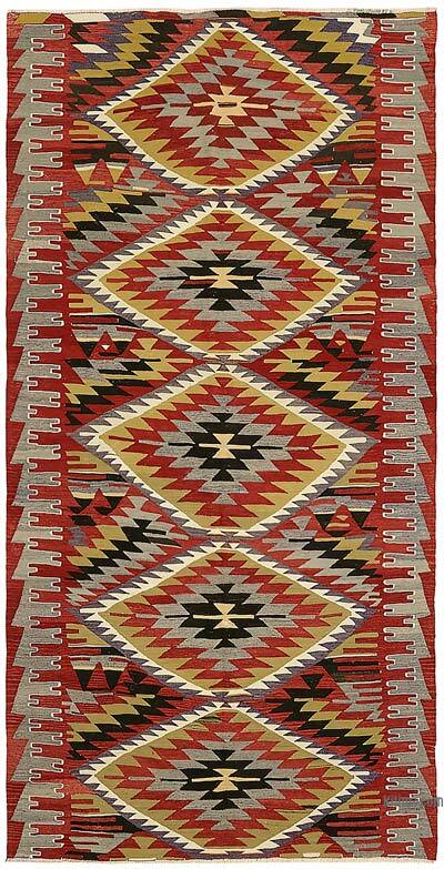 Vintage Anadolu Kilim - 150 cm x 297 cm