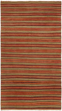 Vintage Anatolian Kilim Rug - 5'  x 8' 10" (60" x 106")
