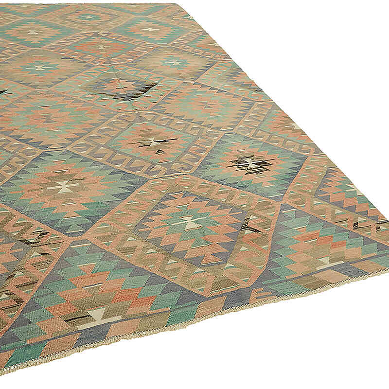 Alfombra Vintage Anatolian Kilim - 183 cm x 325 cm - K0079154
