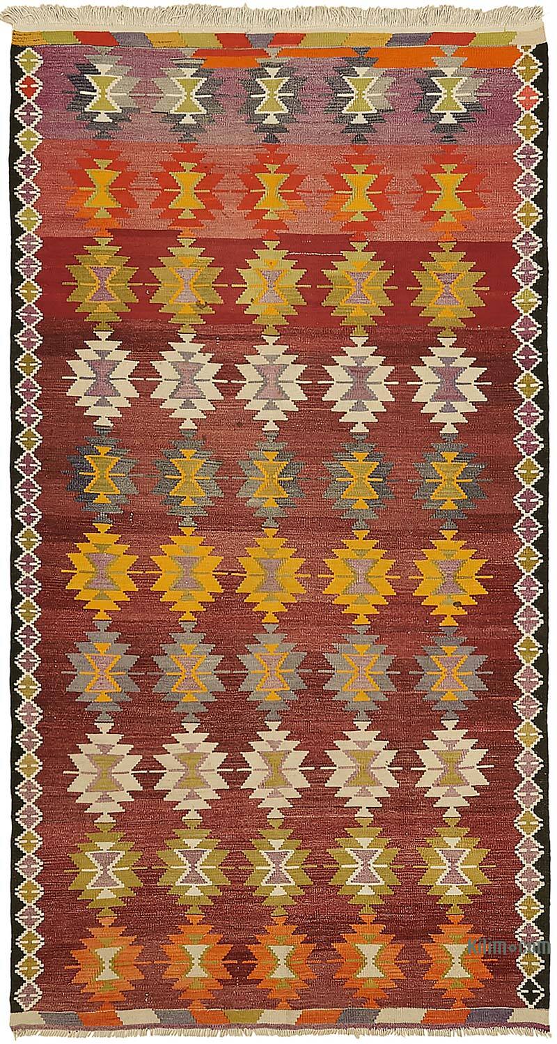 Alfombra Vintage Anatolian Kilim - 174 cm x 310 cm - K0079155
