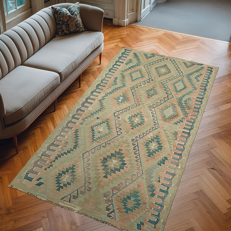 Alfombra Vintage Anatolian Kilim - 170 cm x 300 cm - K0079160