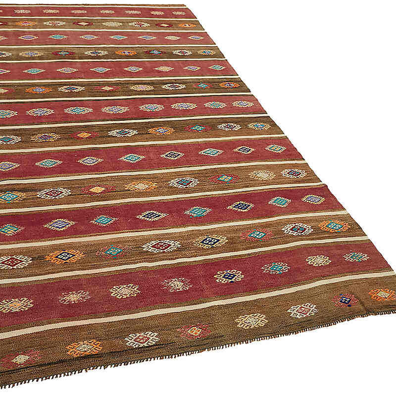Vintage Anatolian Kilim Rug - 5' 4" x 10'  (64" x 120") - K0079168