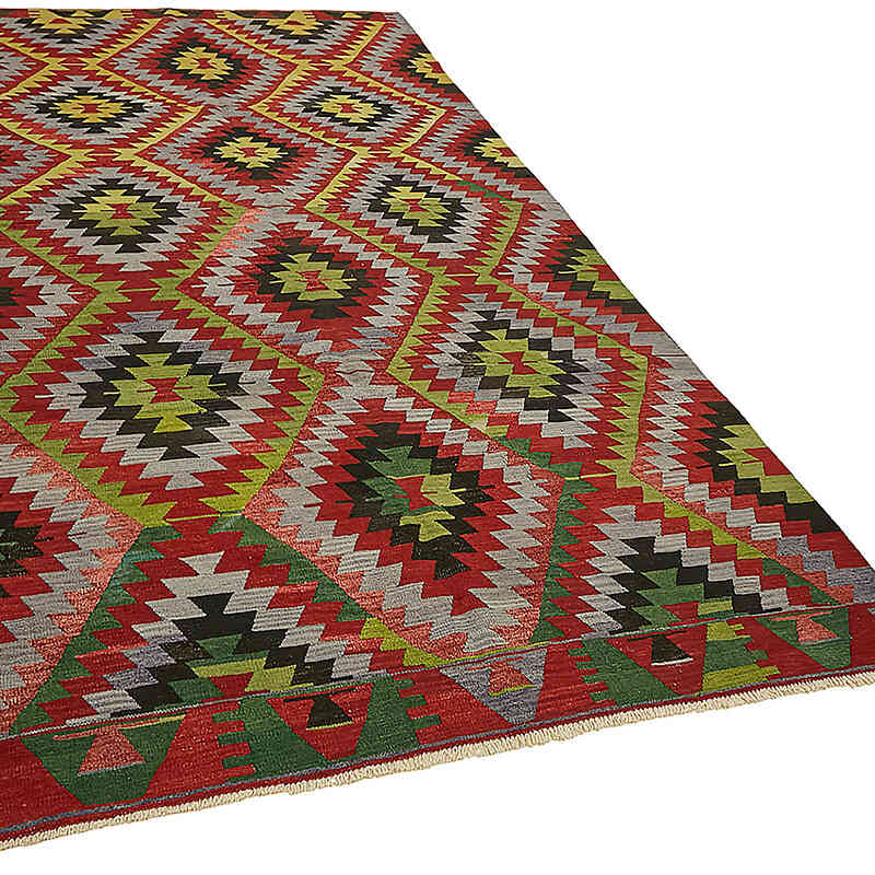 Alfombra Vintage Anatolian Kilim - 181 cm x 351 cm - K0079169