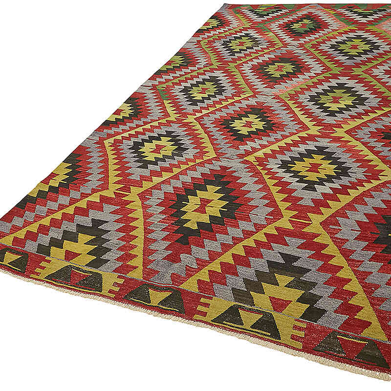 Alfombra Vintage Anatolian Kilim - 181 cm x 351 cm - K0079169