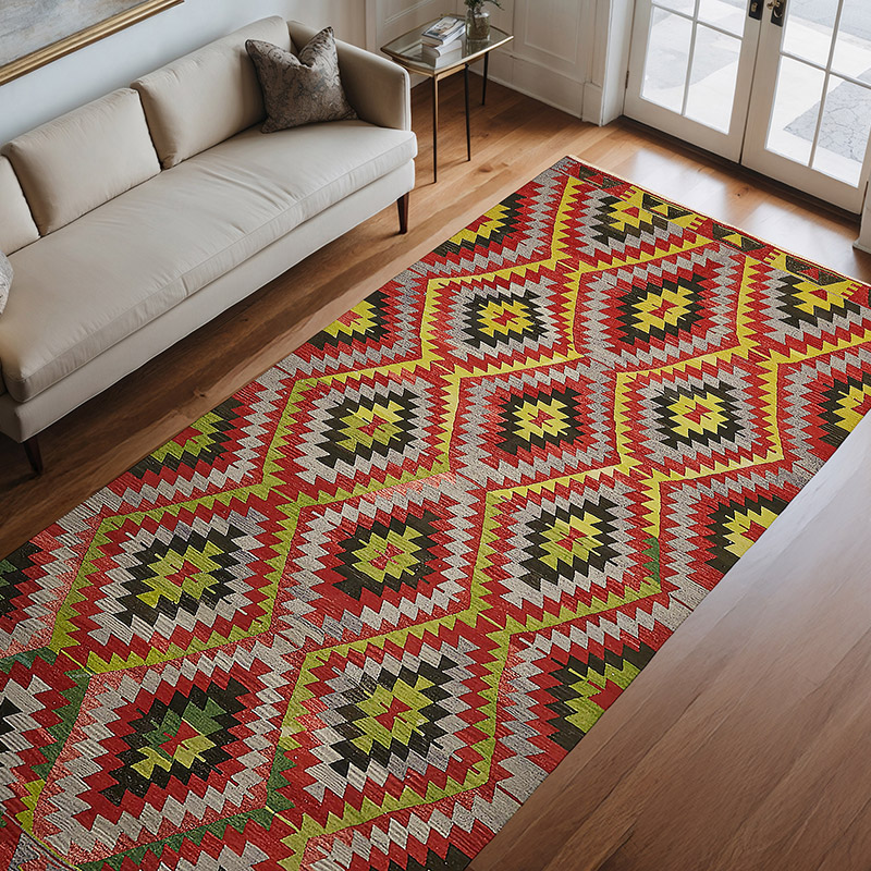 Alfombra Vintage Anatolian Kilim - 181 cm x 351 cm - K0079169