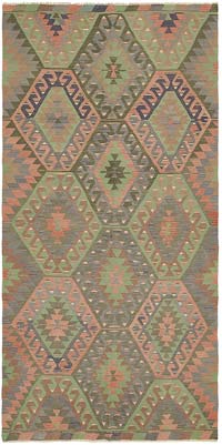 Vintage Anadolu Kilim - 167 cm x 330 cm