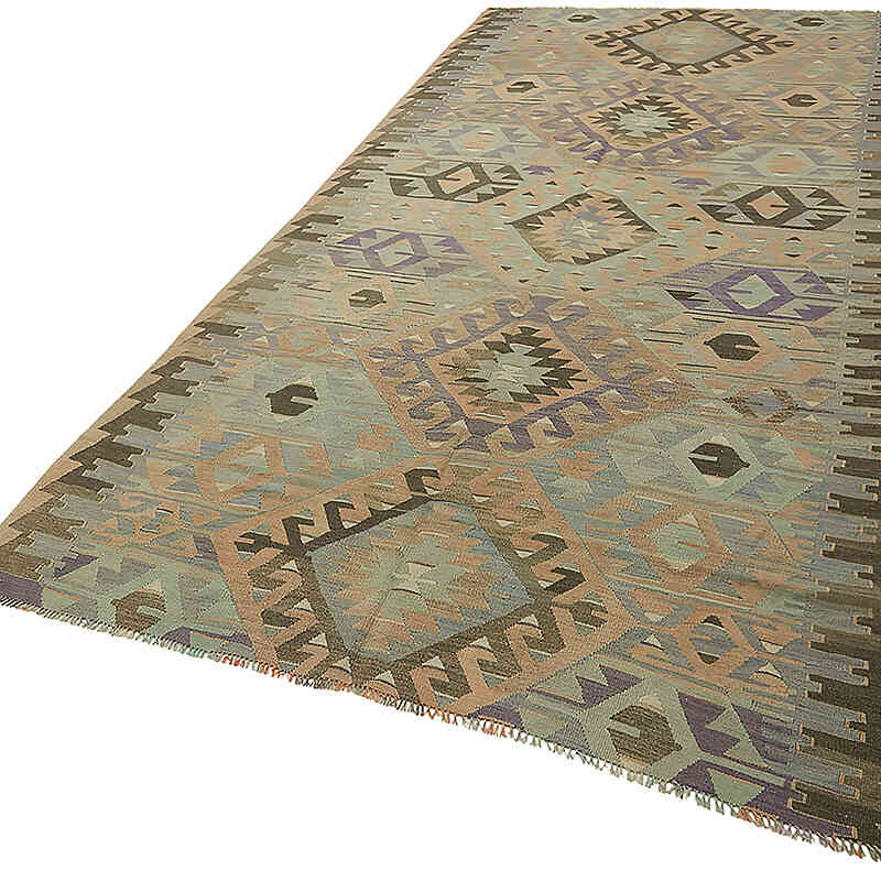 Vintage Anatolian Kilim Rug - 5' 6" x 10' 10" (66" x 130") - K0079177