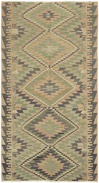 Vintage Anatolian Kilim Rug - 5' 5" x 10'  (65" x 120")