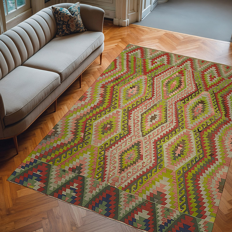 Vintage Anadolu Kilim - 204 cm x 286 cm - K0079186