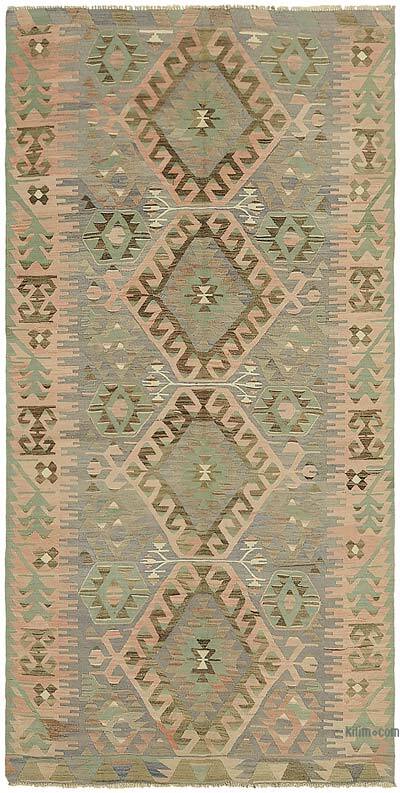 Vintage Anatolian Kilim Rug - 5' 2" x 10'  (62" x 120")