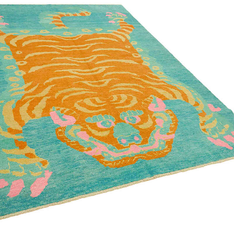 Yeni Kaplan Desenli Halı - 220 cm x 310 cm - K0079190