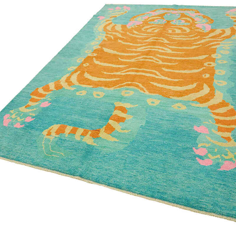Yeni Kaplan Desenli Halı - 220 cm x 310 cm - K0079190