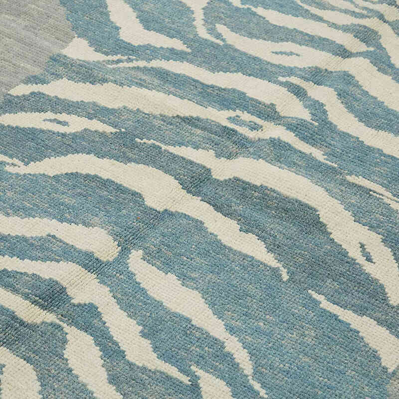 Alfombra Nueva de Nudo a Mano con Diseño de Tigre - 210 cm x 321 cm - K0079210