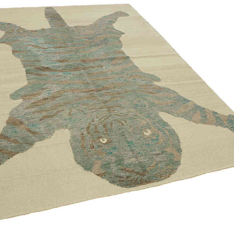 Yeni Kaplan Desenli Halı - 200 cm x 272 cm - K0079214